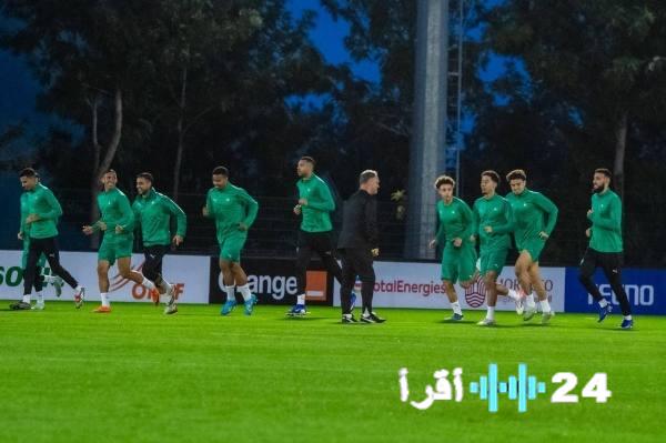 المنتخب الوطني ينهي تحضيراته بلقاء تنزانيا من خلال حصتين تدريبيتين اليوم الخميس