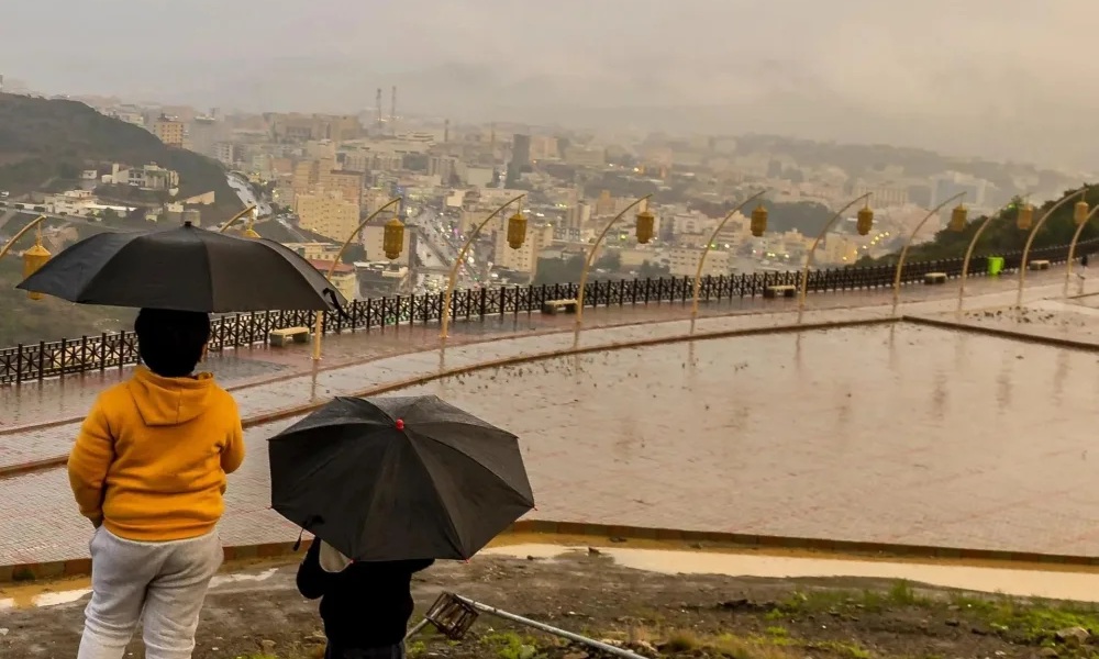 الأمطار الرعدية والضباب تسيطران على ثلاث مناطق في السعودية