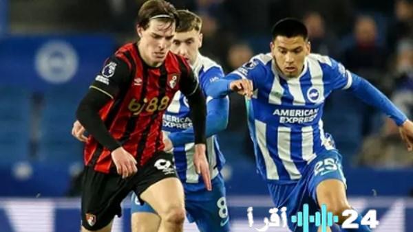 تعادل مثير يبرز أهداف متبادلة في مواجهة برايتون وبورنموث بالدوري الإنجليزي