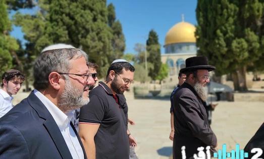 «شرارة توتر جديدة» بن غفير يقتحم المسجد الأقصى وسط تحذيرات من تصعيد خطير