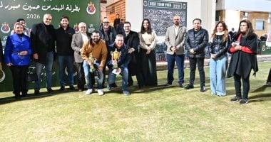 ياسر السيد وفوزي حلمي ينتزعان لقب بطولة حسين صبور للكروكيه