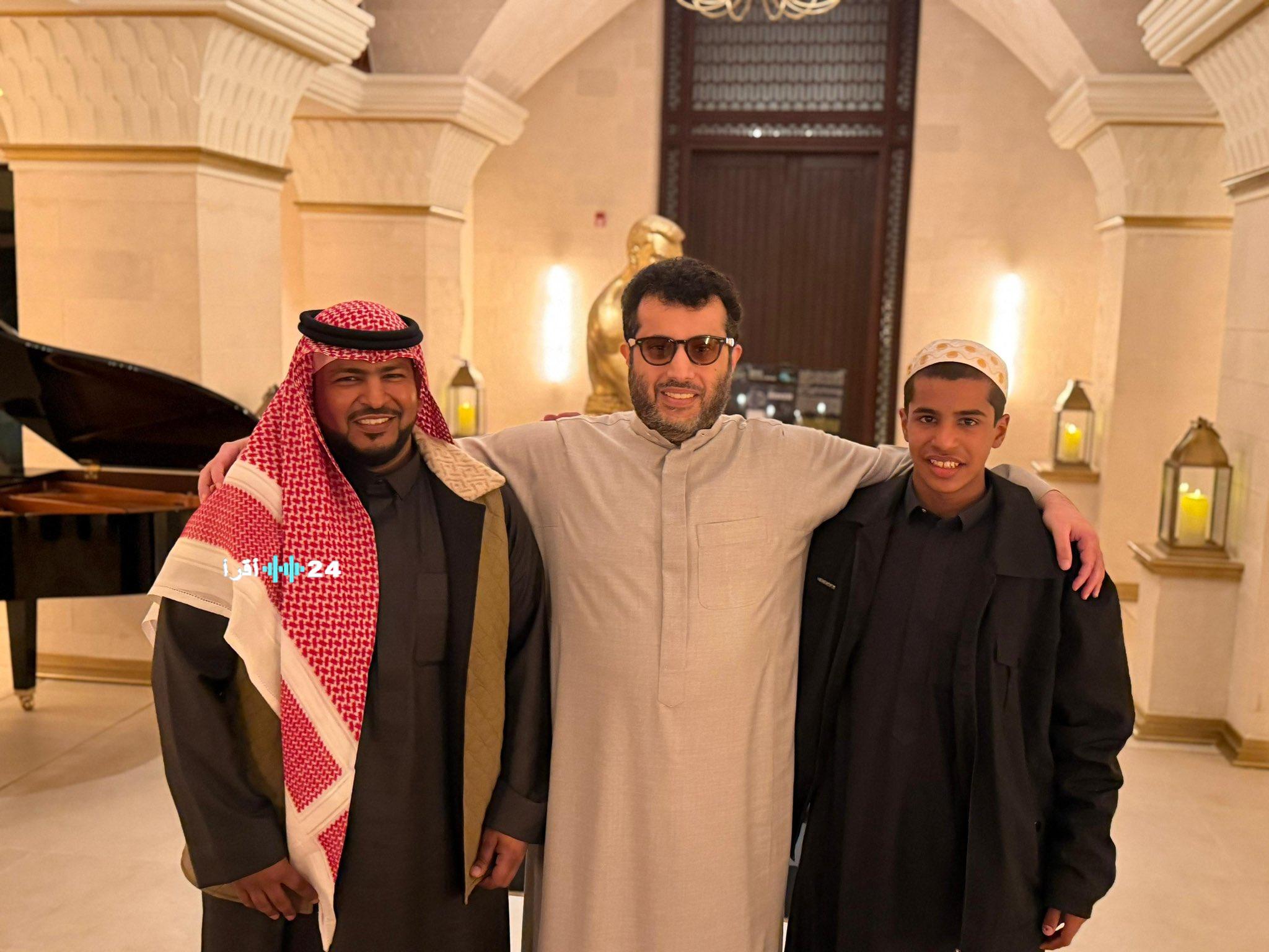 سيف يحقق حلمه بزيارة الرياض في ضيافة تركي آل الشيخ