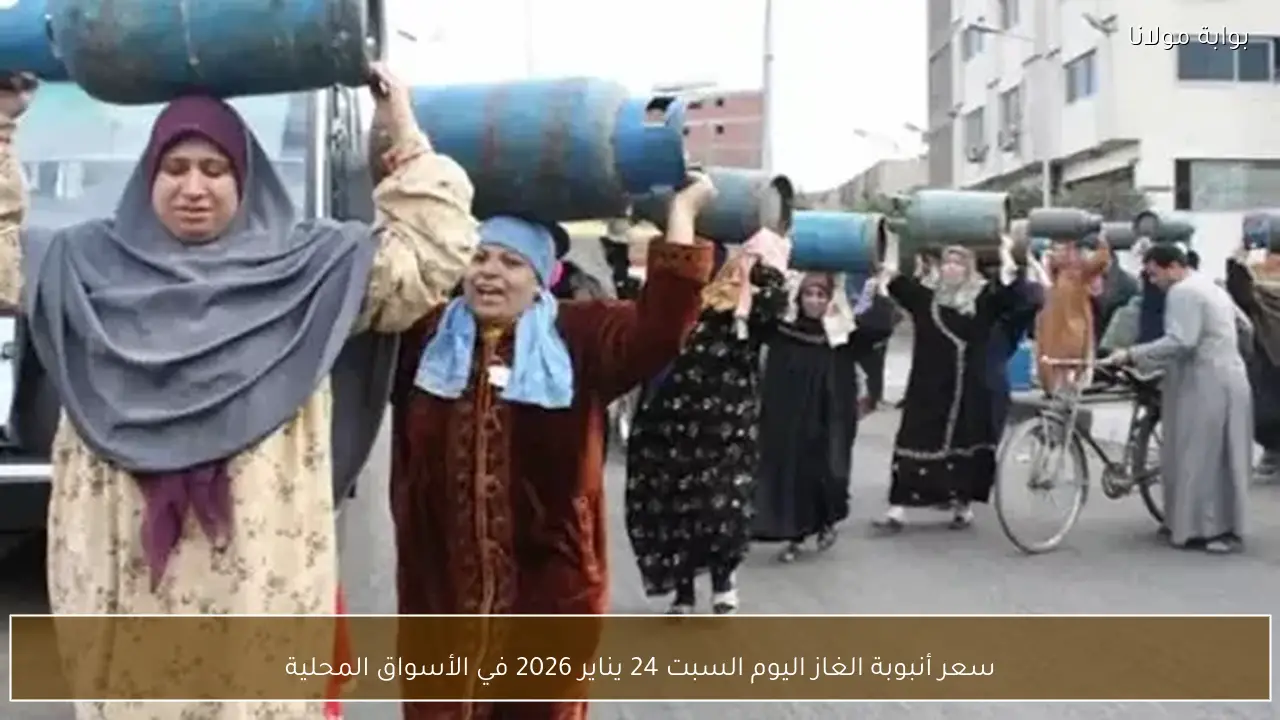 سعر أنبوبة الغاز في الأسواق المحلية ليوم السبت 24 يناير 2026