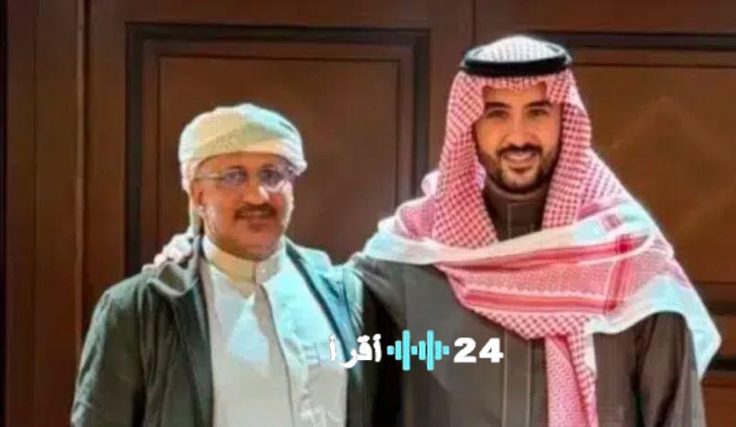 خالد بن سلمان وطارق صالح يناقشان سبل تعزيز الاستقرار في اليمن