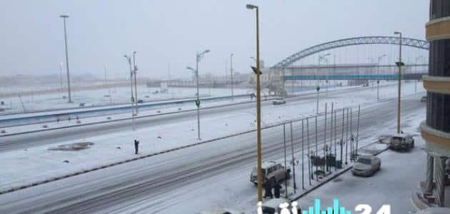 موجة برد قارس تضرب طريف: الحرارة تهبط إلى 3 درجات مئوية تحت الصفر