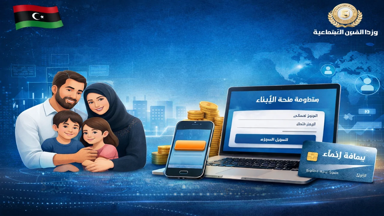 «انطلاق التسجيل في نظام منح الزوجات والأبناء 2026 في ليبيا مع دليل شامل للاستعلام»