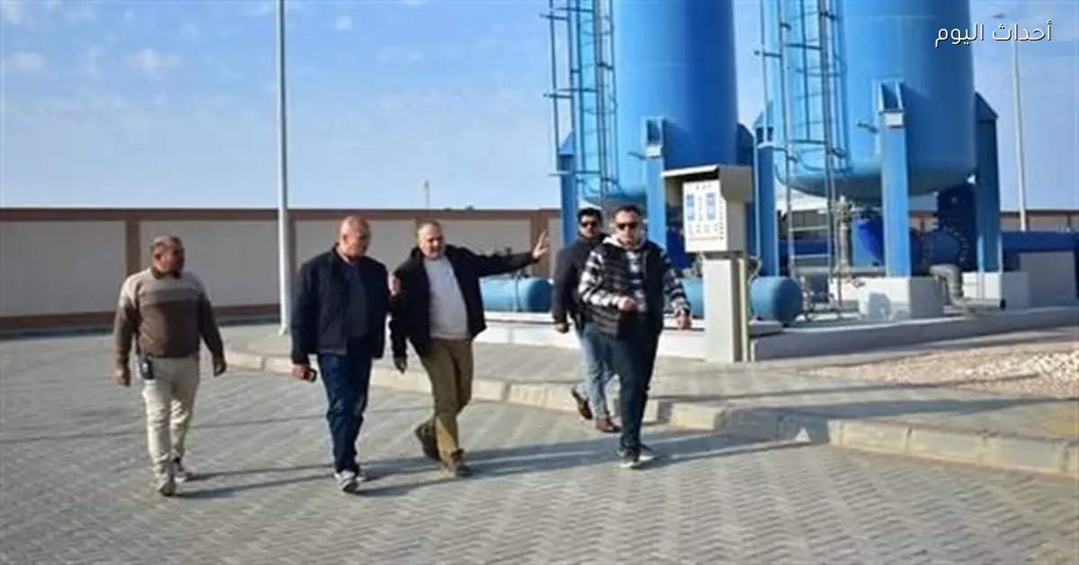 «زيارة نائب هيئة المرافق لمشروعات البنية التحتية في العلمين الجديدة: خطوة نحو مستقبل أفضل»