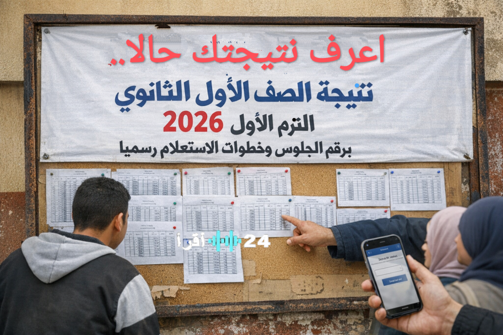 «احصل على نتيجتك الآن» إعلان نتائج الصف الأول الثانوي 2026 للفصل الدراسي الأول برقم الجلوس وخطوات الاستعلام الرسمية