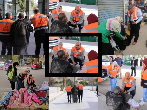 «نور الأمل يضيء الشوارع» التضامن تنجح في إنقاذ 162 حالة بلا مأوى عبر 27 وحدة متنقلة: استجابة فورية لنداءات الاستغاثة