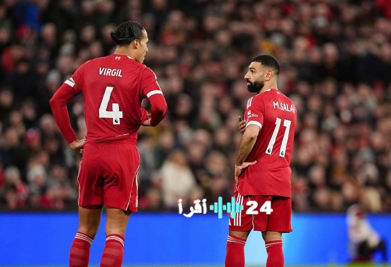 فان دايك يصف محمد صلاح بالقائد المحوري ودوره في الارتقاء بمستوى الجميع