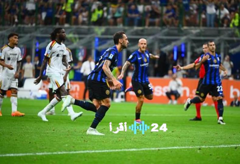 موعد مباراة ليتشي وإنتر ميلان في الدوري الإيطالي الجولات القادمة