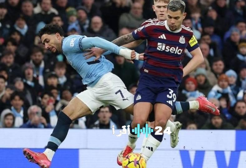 مانشستر سيتي يحقق انتصاره على نيوكاسل يونايتد في الدوري الإنجليزي بفوز 2 – 1