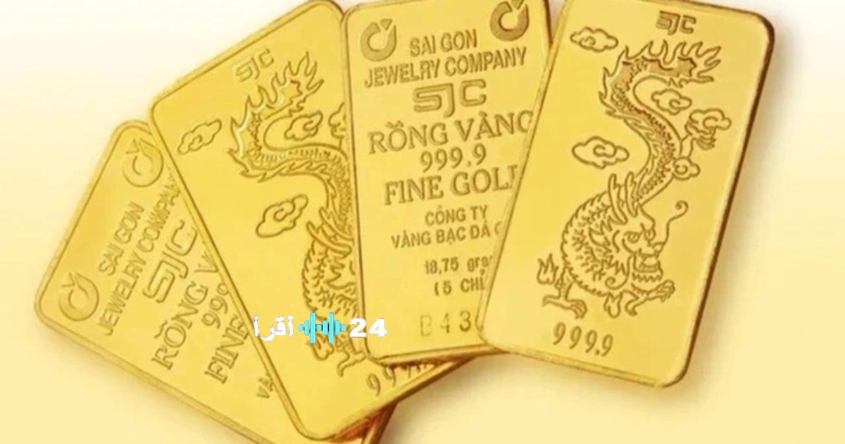 أسعار الذهب في SJC تثبت وفارق الـ 3 ملايين دونغ يضغط على المشترين