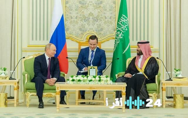 ولي العهد وبوتين يتباحثان القضايا الإقليمية ودفع العلاقات الثنائية
