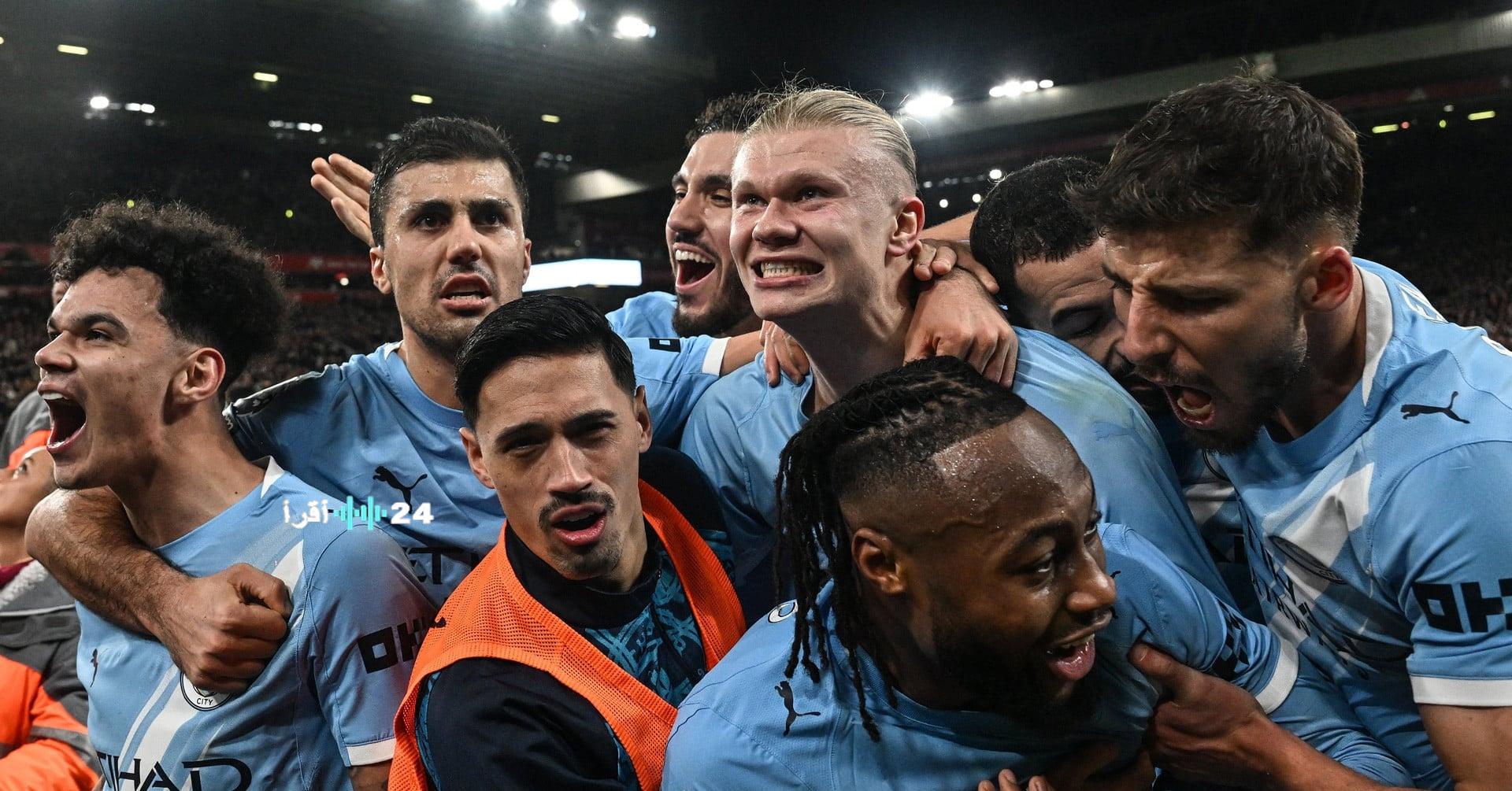 مانشستر سيتي يحسم قمة ليفربول المثيرة برقصة قلوب