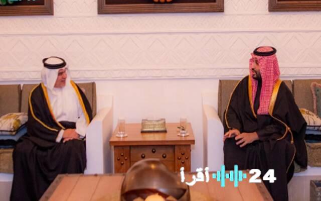 وليا العهد السعودي والبحريني يناقشان تعزيز التعاون الثنائي بالدرعية