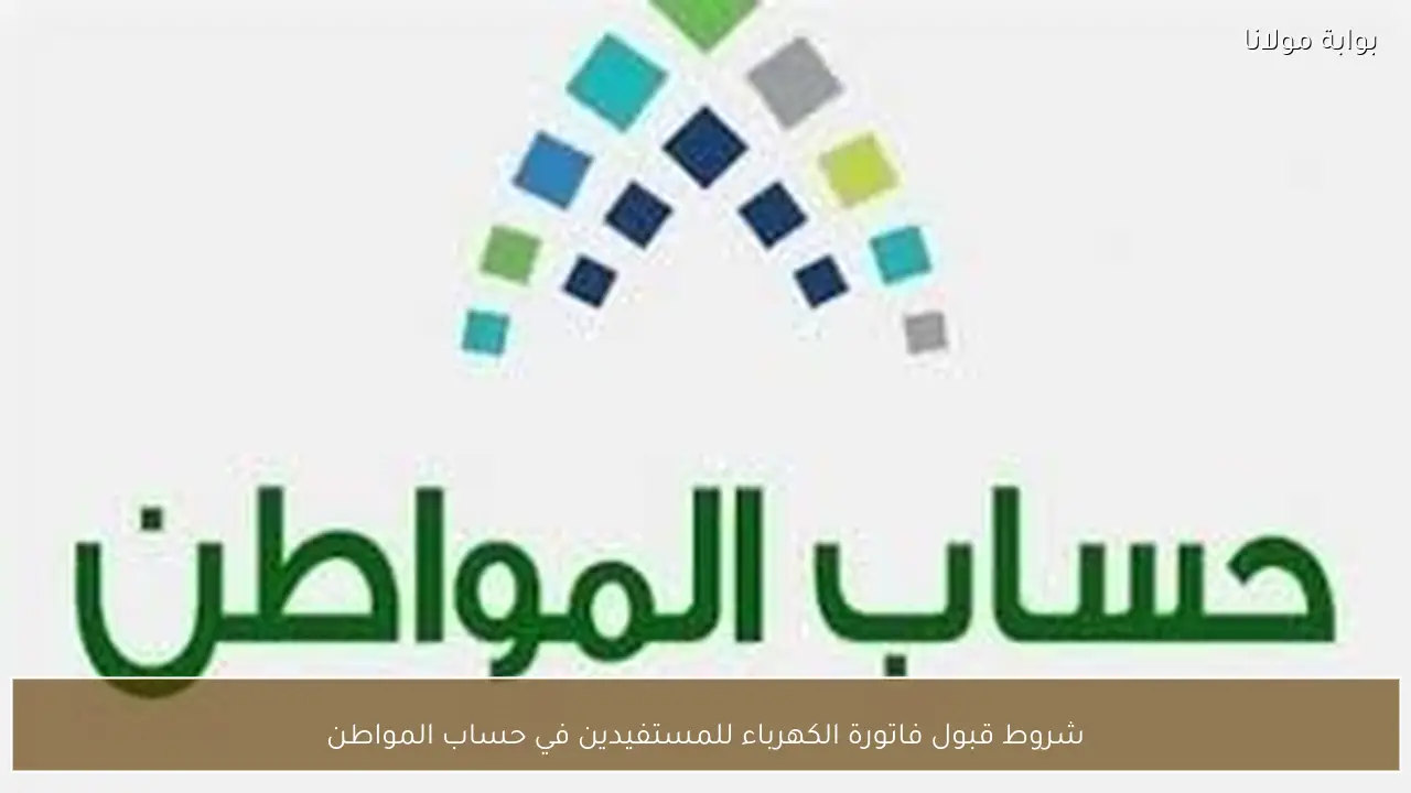 ضوابط اعتماد فاتورة الكهرباء لمستفيدي حساب المواطن