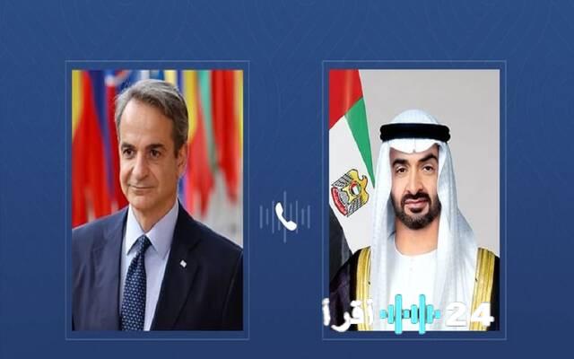 محمد بن زايد ورئيس وزراء اليونان يبحثان آفاق تعزيز الشراكة الاستراتيجية