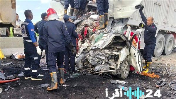 التضامن تصرف مساعدات عاجلة لأسر ضحايا تصادم جنوب بورسعيد