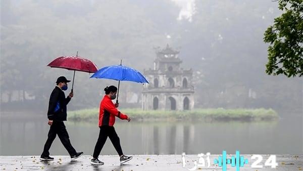 جنوب فيتنام يسجل درجات حرارة مرتفعة تصل إلى 36 درجة مئوية بدلاً من هانوي التي تشهد أمطاراً خفيفة