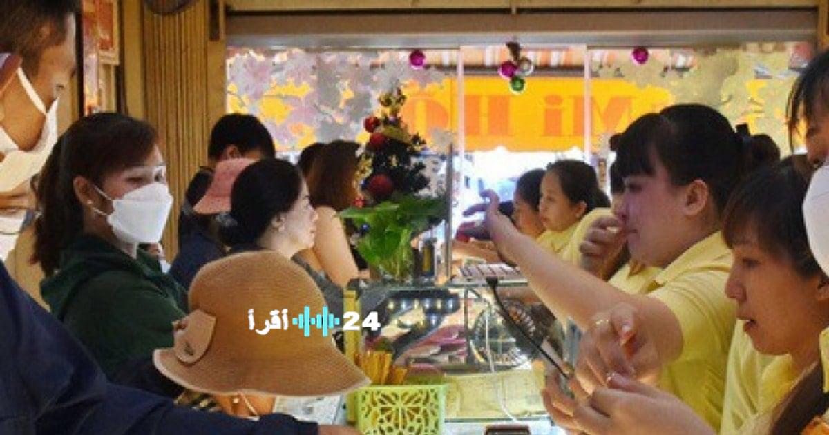 ارتفاع أسعار الذهب بمقدار 700,000 دونغ فيتنامي فيما استقر سعر BTMH