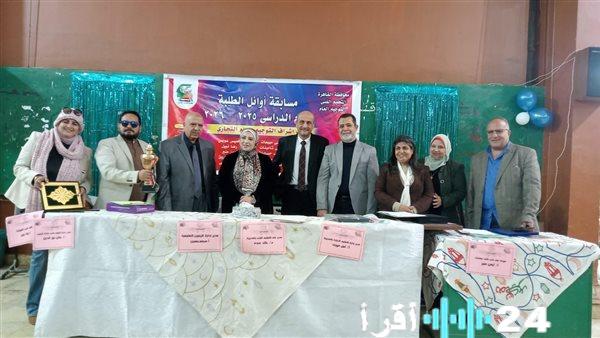 طالبات “السيدة رقية” يخطفن الأضواء في مسابقة أوائل الطلبة الفني التجاري بالقاهرة
