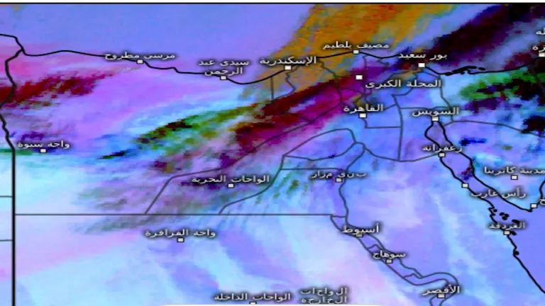 بيان عاجل من الأرصاد بشأن تدهور الرؤية الأفقية في القاهرة نتيجة لtyرمال الم沙