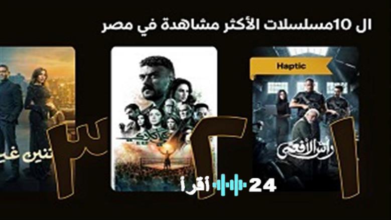 رأس الأفعى يتصدر مسلسلات رمضان 2026 كأكثر الأعمال مشاهدة على watch it