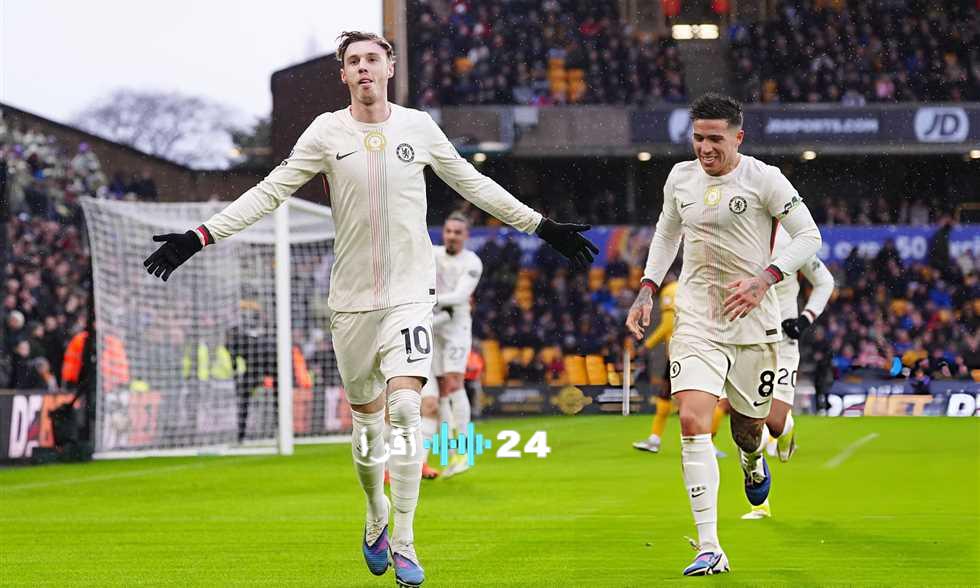 «بالمر يتوهج» تشيلسي يكتسح ولفرهامبتون برباعية وهاتريك تاريخي