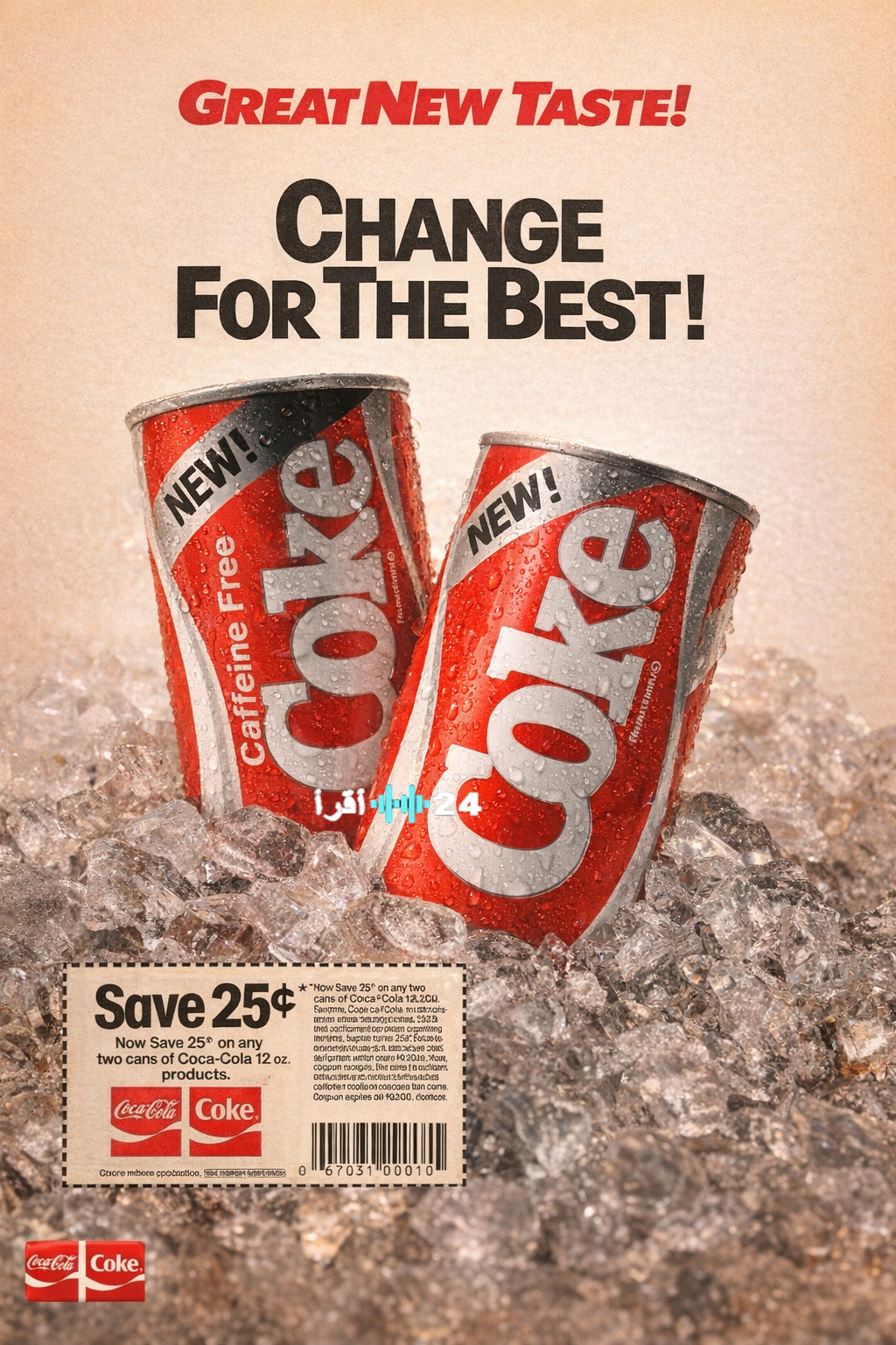 «أخطاء الشركات: كوكاكولا وتغيير الوصفة السرية»