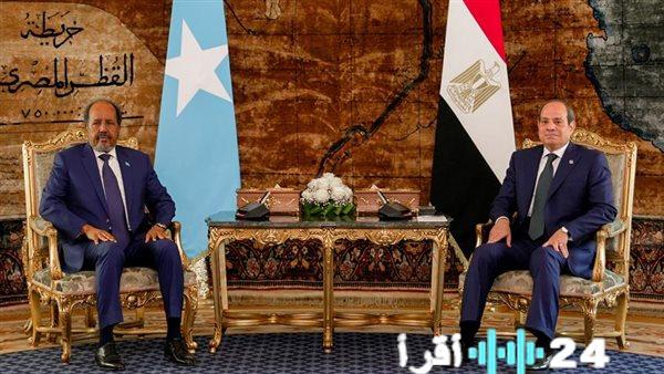 السيسي يستضيف رئيس الصومال لبحث آفاق التعاون المشترك