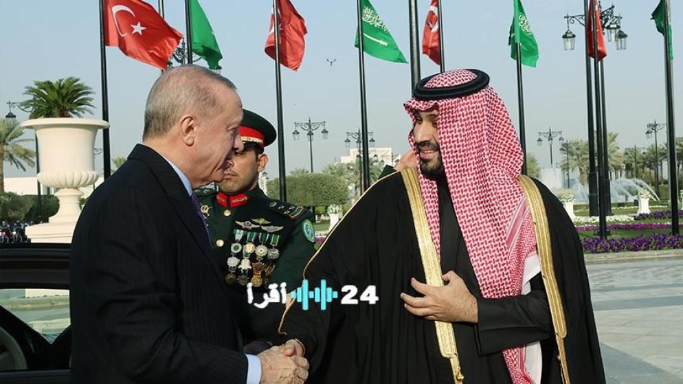 ولي العهد وأردوغان يبحثان تعزيز الشراكة الاستراتيجية الثنائية