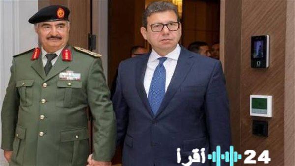 رئيس المخابرات المصرية والمشير حفتر يبحثان خريطة طريق لأمن واستقرار المنطقة