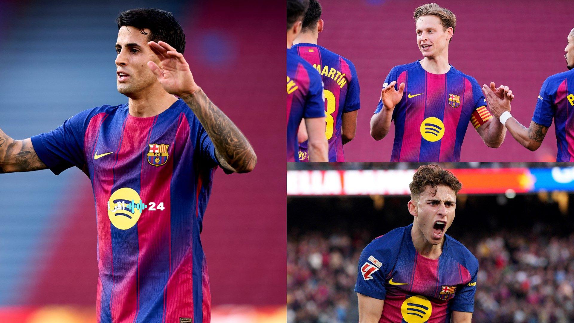 تقييم أداء لاعبي برشلونة في مواجهة ليفانتي: كانسيلو يجسد التاريخ وفرينكي دي يونج يسجل هدفاً مميزاً لعودة البلوغرانا إلى صدارة الدوري الإسباني