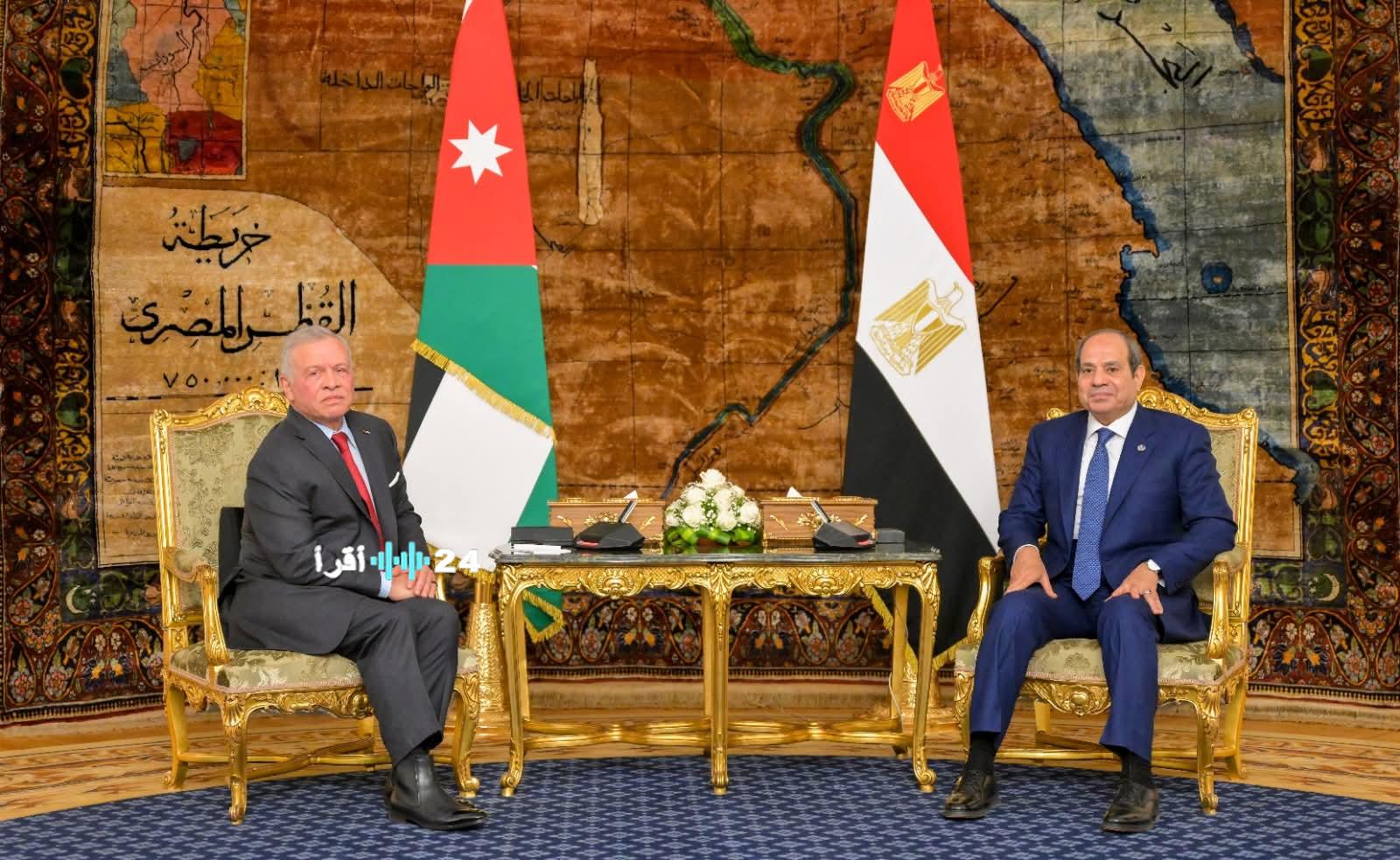 «دعوة مصيرية للسلام والاستقرار» قمة مصرية-أردنية تحدد مسارًا: وقف كامل لإطلاق النار بغزة وتفعيل فوري لخطة ترامب للسلام الإقليمي