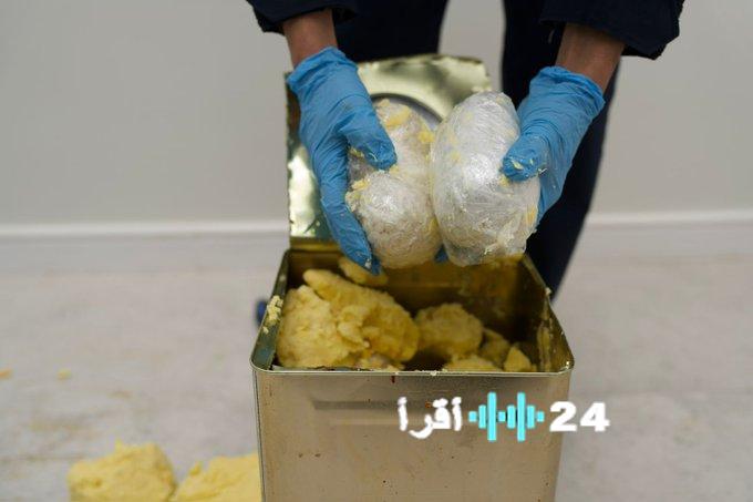 إحباط تهريب 269 ألف حبة إمفيتامين مخدرة تحت غطاء شحنة مواد غذائية
