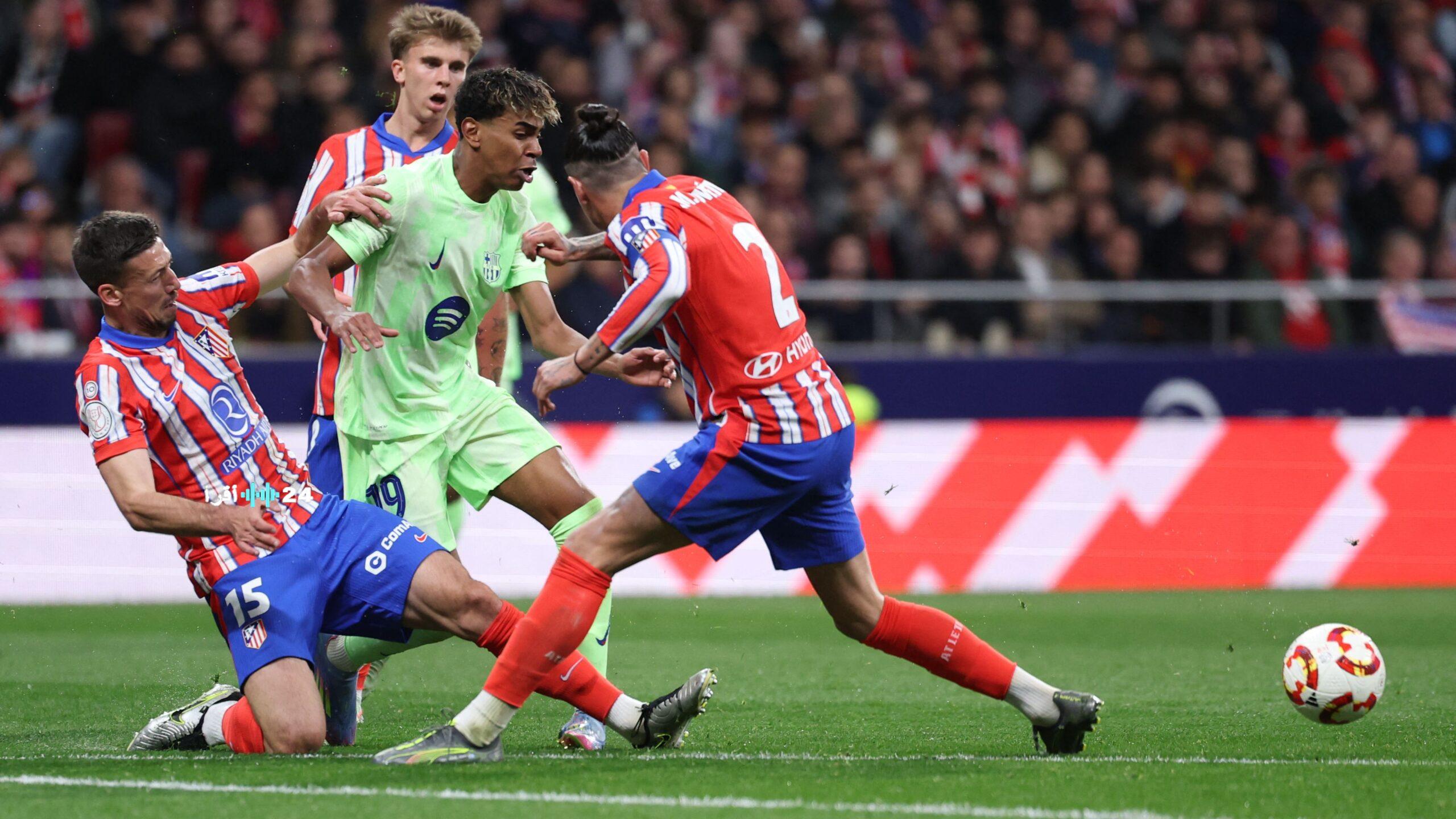 تعرف على القنوات الناقلة لمباراة أتلتيكو مدريد وبرشلونة في ذهاب نصف نهائي كأس ملك إسبانيا 2025-2026 وكيفية مشاهدتها عبر الإنترنت