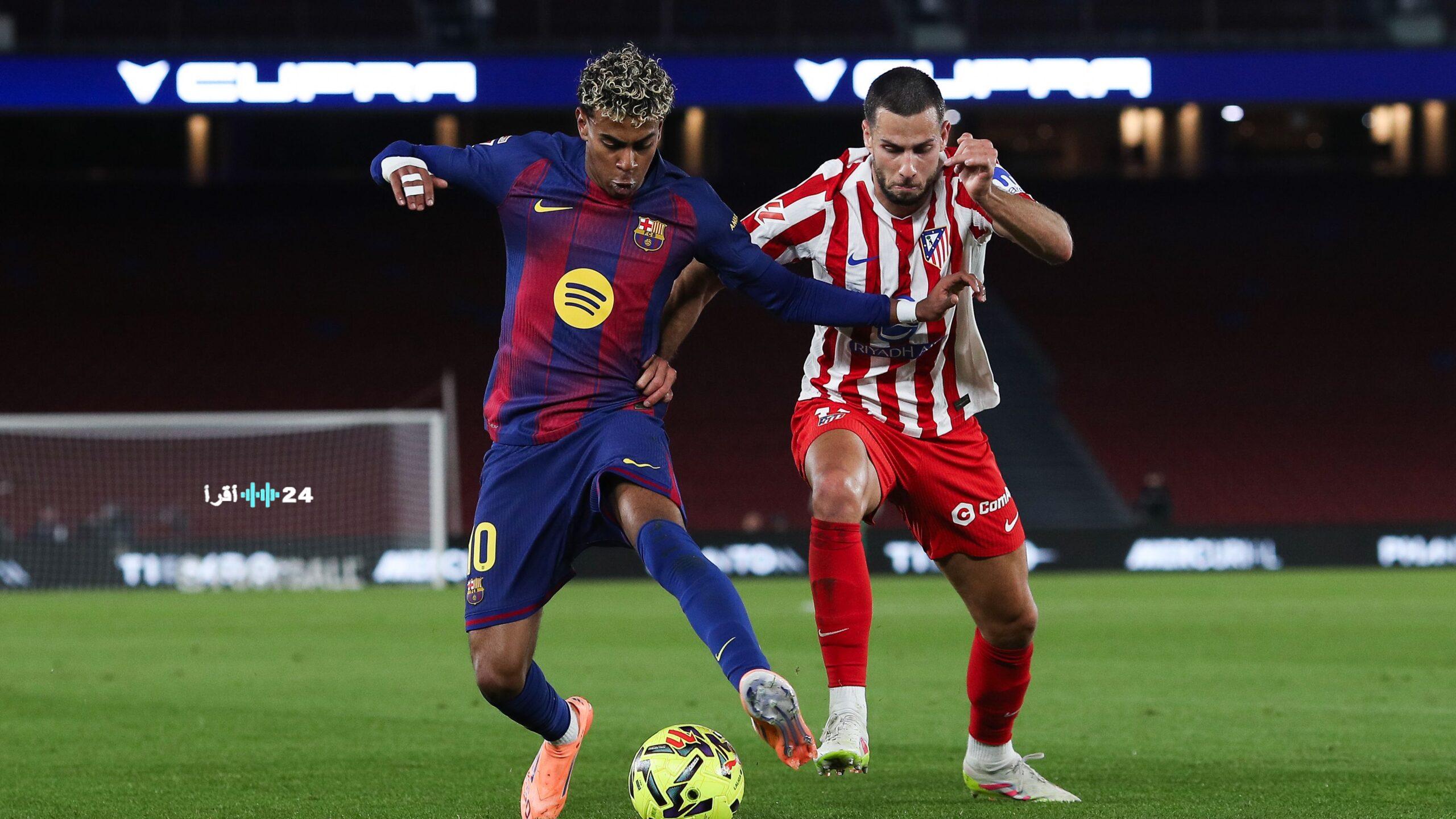 موعد القمة المرتقبة بين أتلتيكو وبرشلونة بكأس ملك إسبانيا 2025-2026 والقنوات الناقلة
