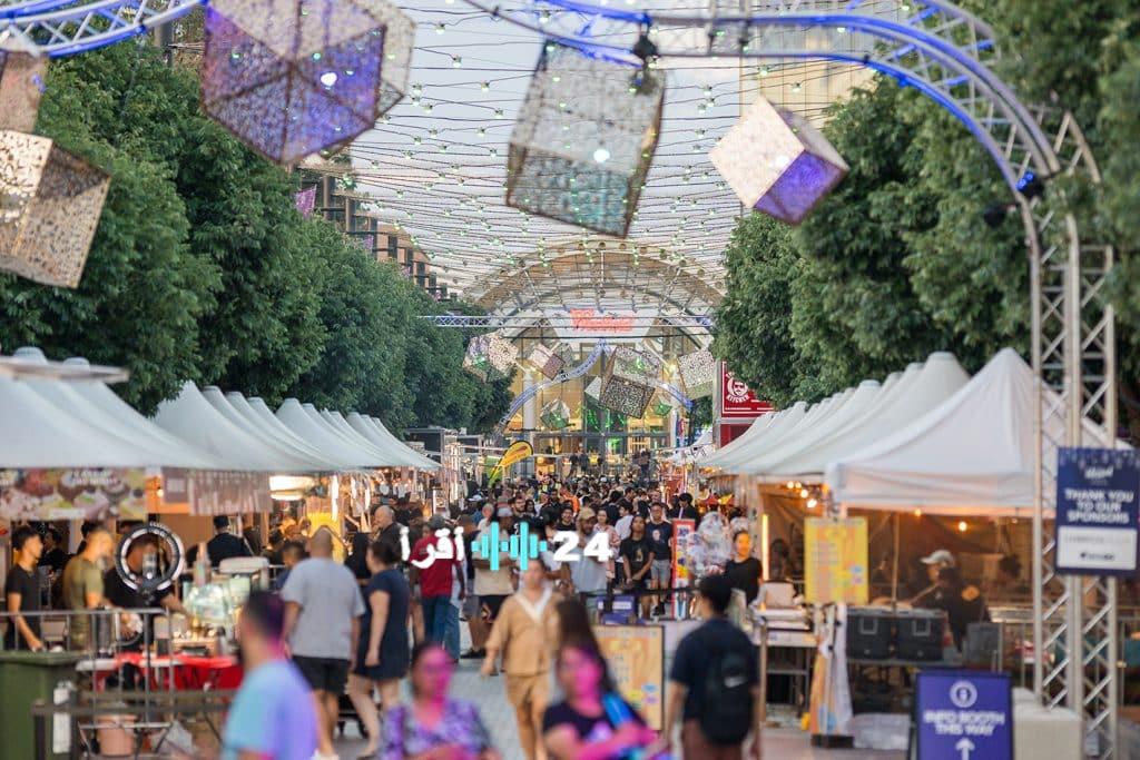 سوق الطعام يعاود نشاطه احتفالاً بالليالي المباركة