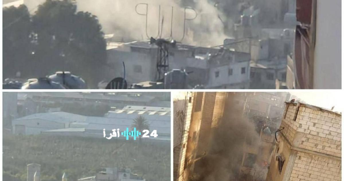 غارات الاحتلال تستهدف مخيم عين الحلوة جنوبي لبنان بالصور والفيديو