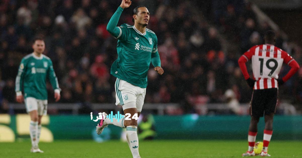 فان دايك يكشف كواليس فوز ليفربول الصعب على سندرلاند