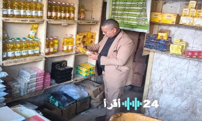 تموين الفيوم تلاحق 75 مخالفة متنوعة وتواجه احتكار السلع في الأسواق