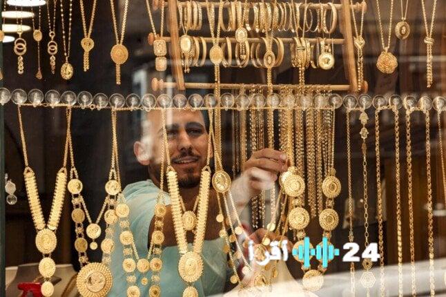 تراجع ملحوظ يضرب أسعار الذهب مع ختام الأسبوع اليوم السبت 7 فبراير 2026 في محلات الصاغة