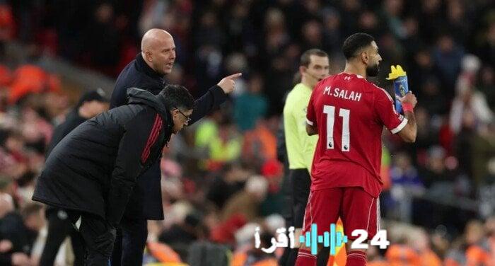 آلان شيرر يطالب سلوت بالقرار الأصعب بشأن صلاح بسبب تراجع مستواه