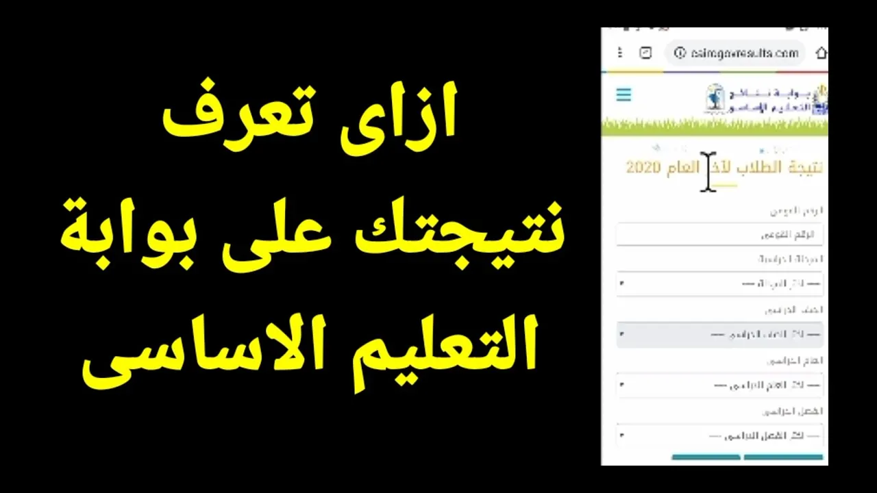 أستخراج نتيجه الشهاده الاعداديه محافظه بني سويف 2026 برقم الجلوس وبالأسم فقط الآن