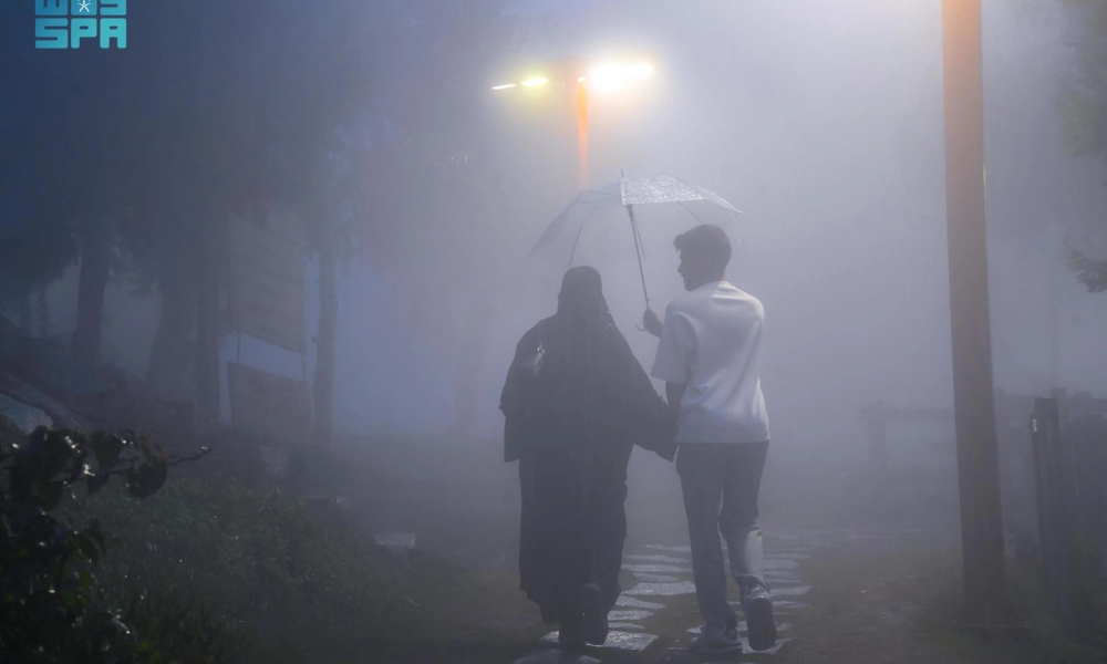 أمطار وضباب وغبار يسيطر على أجواء السعودية اليوم