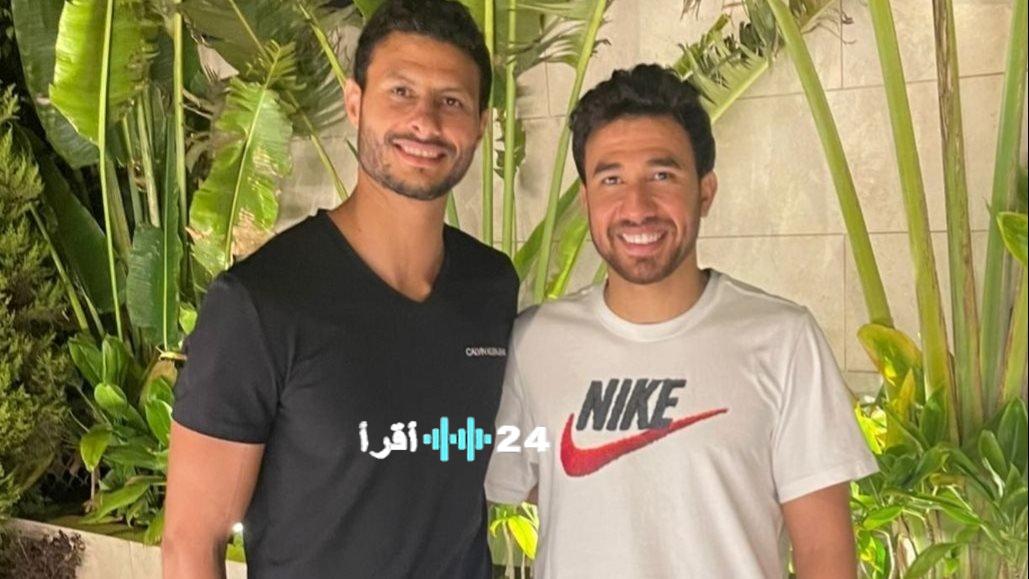 الشناوي وتريزيجيه يجتمعان مع لاعبي الأهلي لتحفيزهم قبل مواجهة سموحة