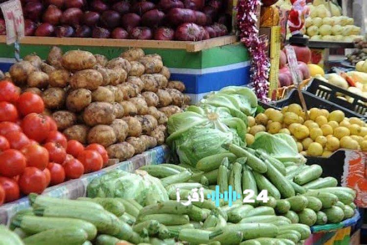 أسعار الخضار والفواكه في سوق العبور للجملة يوم الثلاثاء 3 فبراير 2026