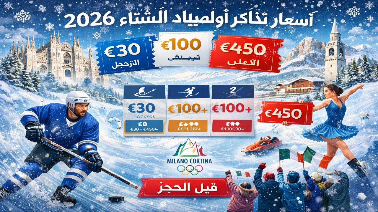 «سباق محموم للمقاعد الذهبية» إقبال عالمي ضخم يرفع الستار عن أسعار تذاكر الألعاب الأولمبية الشتوية 2026