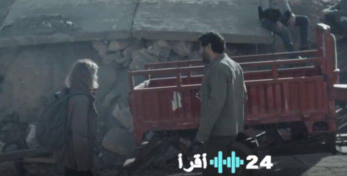 تكدس شاحنات المساعدات بمعبر رفح يتصدر أحداث الحلقة 6 من مسلسل صحاب الأرض